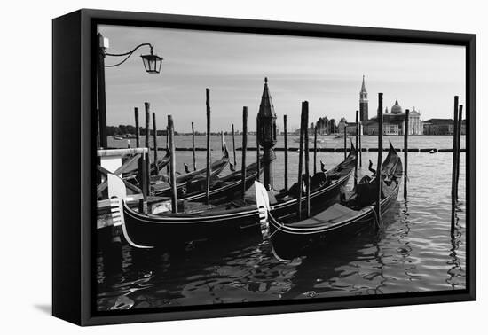 Gondolas of St Marks Square, Venice, Italy-George Oze-Framed Premier Image Canvas