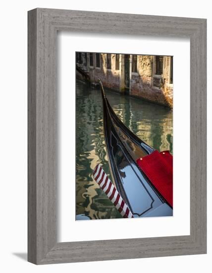 Gondolas on a canal in Venice, Vento, Italy-Jon Arnold-Framed Photographic Print