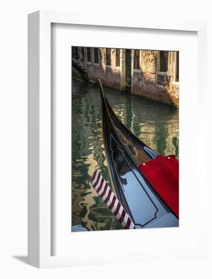 Gondolas on a canal in Venice, Vento, Italy-Jon Arnold-Framed Photographic Print