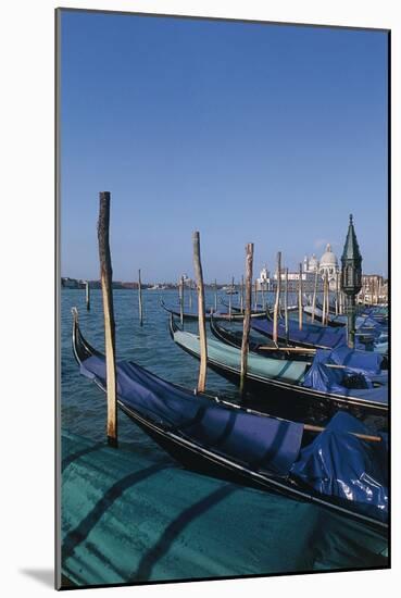 Gondolas on St Mark's Basin-null-Mounted Photographic Print