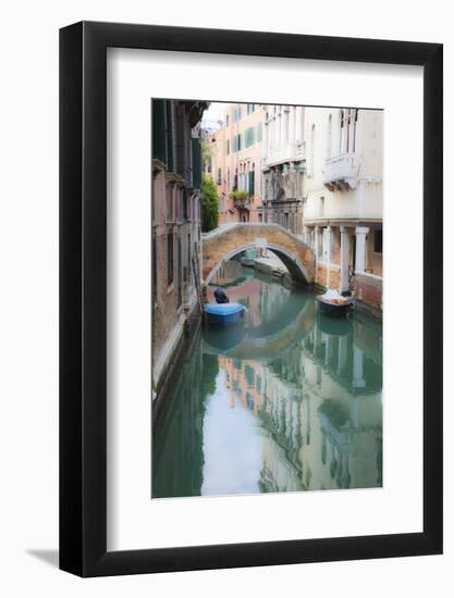 Gondolas on the Canals of Venice, Italy-Terry Eggers-Framed Photographic Print