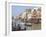 Gondolas on the Grand Canal, Venice, UNESCO World Heritage Site, Veneto, Italy, Europe-Amanda Hall-Framed Photographic Print