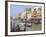 Gondolas on the Grand Canal, Venice, UNESCO World Heritage Site, Veneto, Italy, Europe-Amanda Hall-Framed Photographic Print