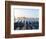 Gondolas on the Lagoon, San Giorgio Maggiore in the Distance, Venice, Veneto, Italy-Amanda Hall-Framed Photographic Print