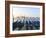 Gondolas on the Lagoon, San Giorgio Maggiore in the Distance, Venice, Veneto, Italy-Amanda Hall-Framed Photographic Print