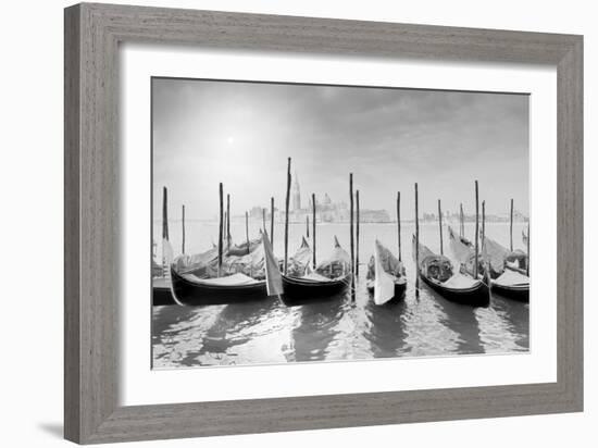 Gondolas Pano-Moises Levy-Framed Photographic Print