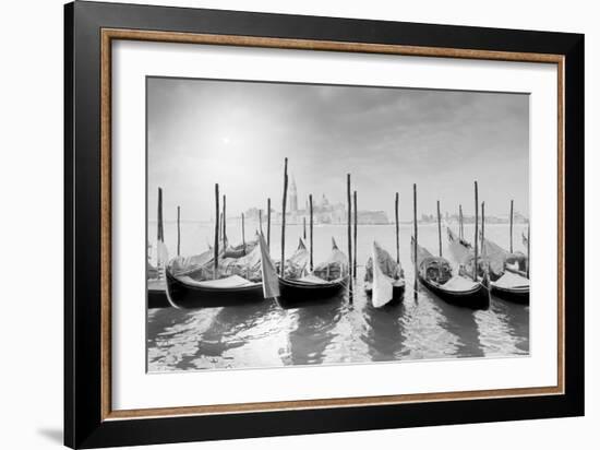 Gondolas Pano-Moises Levy-Framed Photographic Print