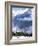 Gondolas Rising Above Village of Solden in Tirol Alps, Tirol, Austria-Richard Nebesky-Framed Photographic Print