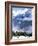 Gondolas Rising Above Village of Solden in Tirol Alps, Tirol, Austria-Richard Nebesky-Framed Photographic Print