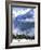 Gondolas Rising Above Village of Solden in Tirol Alps, Tirol, Austria-Richard Nebesky-Framed Photographic Print