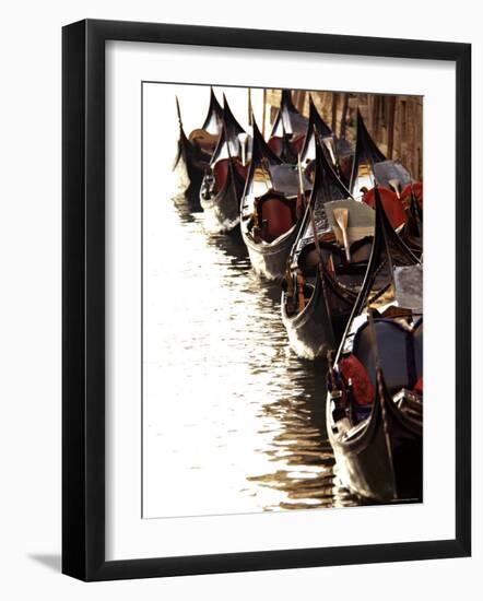 Gondolas, Venice, Italy-Alan Copson-Framed Photographic Print