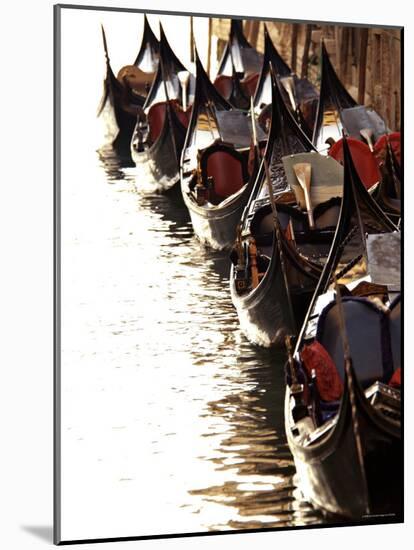 Gondolas, Venice, Italy-Alan Copson-Mounted Photographic Print