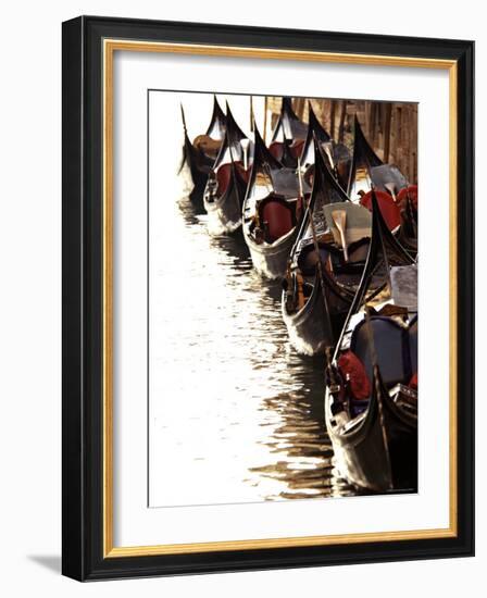 Gondolas, Venice, Italy-Alan Copson-Framed Photographic Print