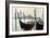 Gondolas, Venice-Zhen-Huan Lu-Framed Giclee Print