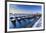 Gondolas with view to Basilica di Santa Maria della Salute after snow, Venice, UNESCO World Heritag-Eleanor Scriven-Framed Photographic Print