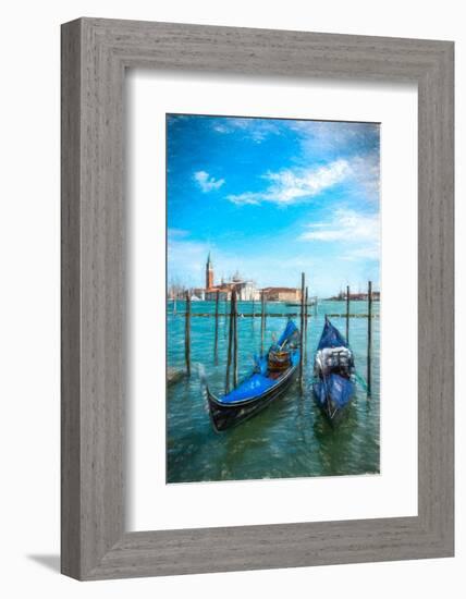 Gondole-Marco Carmassi-Framed Photographic Print