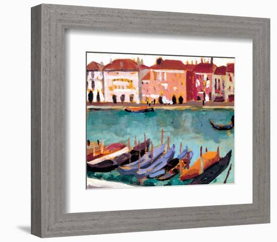 Gondoles a Venise-James Wilson Morrice-Framed Premium Giclee Print