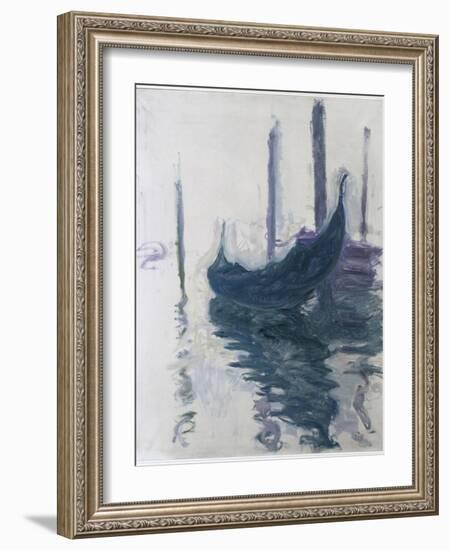 Gondoles à Venise-Claude Monet-Framed Giclee Print