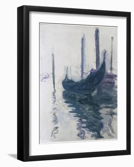 Gondoles à Venise-Claude Monet-Framed Giclee Print
