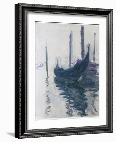 Gondoles à Venise-Claude Monet-Framed Giclee Print