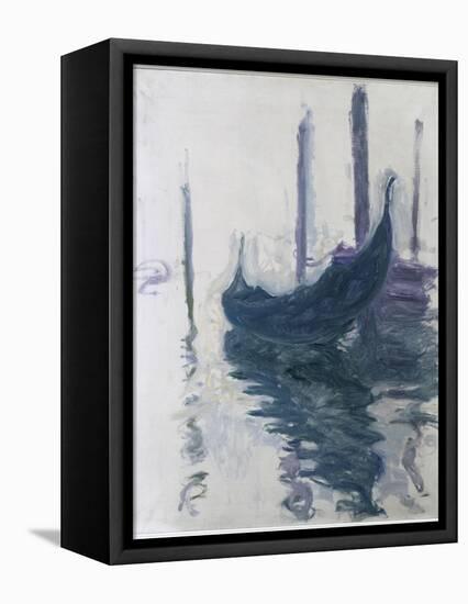 Gondoles à Venise-Claude Monet-Framed Premier Image Canvas