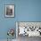 Gondolier Maneuvering Through Small Canal-Alfred Eisenstaedt-Framed Photographic Print displayed on a wall