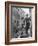 Gondolier Maneuvering Through Small Canal-Alfred Eisenstaedt-Framed Photographic Print