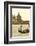 Gondolier on the Grand Canal, Santa Maria Della Salute, Venice, Italy-David Noyes-Framed Photographic Print