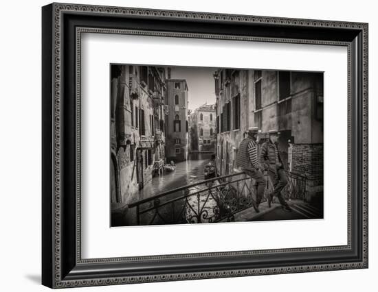 Gondolieri-Vito Guarino-Framed Photographic Print