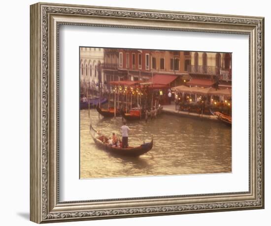 Gondoliers on the Grand Canal, Venice, Italy-Stuart Westmoreland-Framed Photographic Print