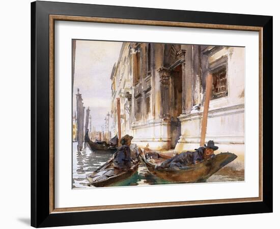 Gondoliers’ Siesta, 1904-John Sargent-Framed Art Print