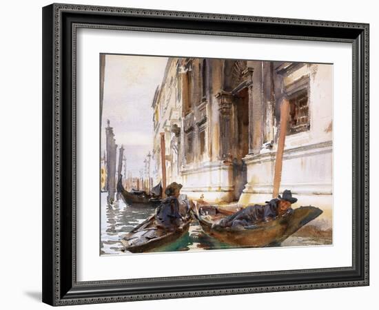 Gondoliers’ Siesta, 1904-John Sargent-Framed Art Print