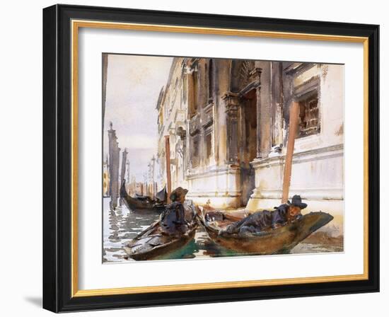 Gondoliers’ Siesta, 1904-John Sargent-Framed Art Print