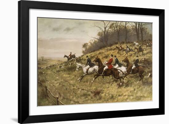 Gone Away.-George Wright-Framed Giclee Print