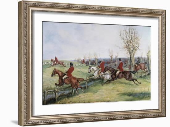 Gone Away-Henry Thomas Alken-Framed Giclee Print