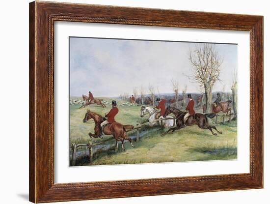 Gone Away-Henry Thomas Alken-Framed Giclee Print