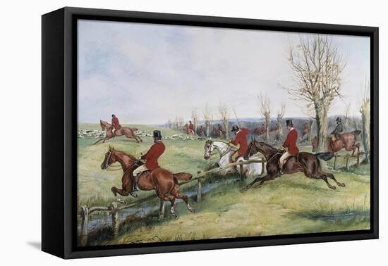 Gone Away-Henry Thomas Alken-Framed Premier Image Canvas