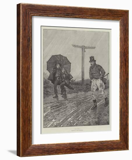 Gone Away!-Richard Caton Woodville II-Framed Giclee Print