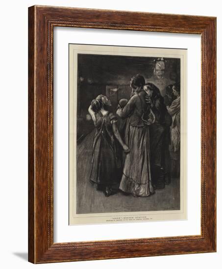 Gone, Euston Station-Frank Holl-Framed Giclee Print