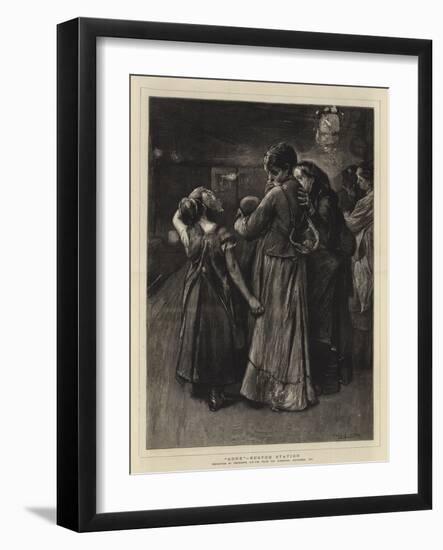 Gone, Euston Station-Frank Holl-Framed Giclee Print