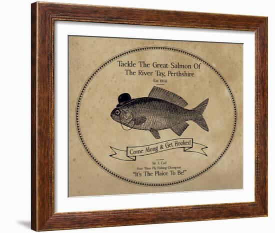 Gone Fishin' II-The Vintage Collection-Framed Giclee Print