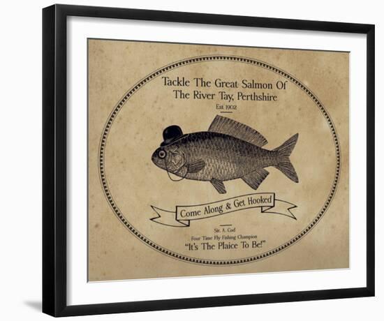 Gone Fishin' II-The Vintage Collection-Framed Giclee Print