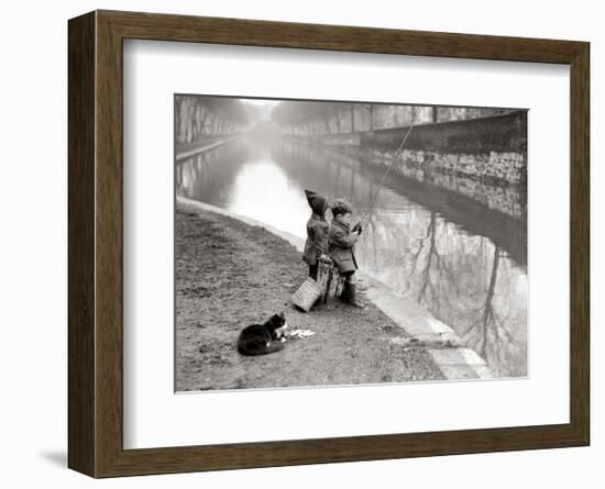 Gone Fishing-null-Framed Art Print