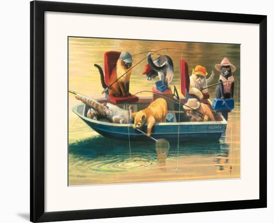Gone Fishing-Bryan Moon-Framed Giclee Print
