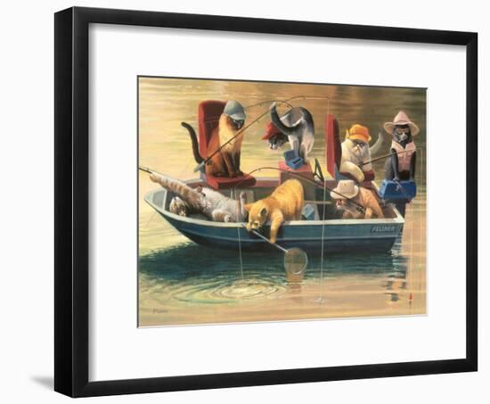 Gone Fishing-Bryan Moon-Framed Premium Giclee Print