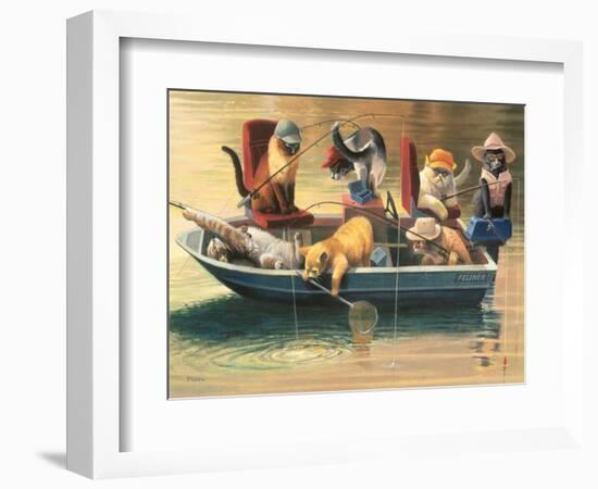 Gone Fishing-Bryan Moon-Framed Premium Giclee Print