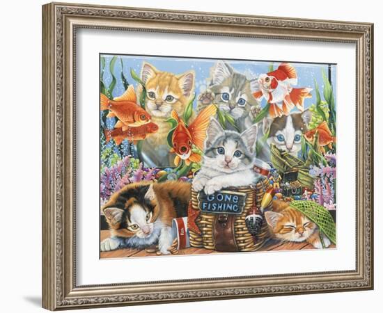 Gone Fishing-Jenny Newland-Framed Giclee Print