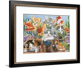 Gone Fishing-Jenny Newland-Framed Giclee Print