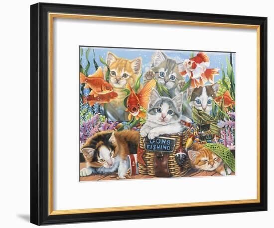 Gone Fishing-Jenny Newland-Framed Giclee Print