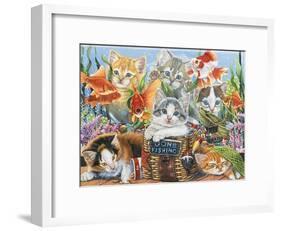 Gone Fishing-Jenny Newland-Framed Giclee Print